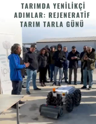 Orbiba Robotics İyi Pamuk Uygulamaları Derneği - IPUD ile birlikte düzenlenen "Rejeneratif Tarım" konulu Tarla Günü'nde